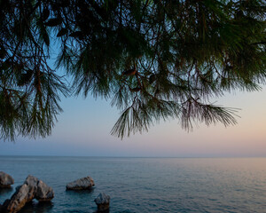 Sticker - Landscape at the sea in Greece