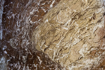 Canvas Print - Closeup shot of marble from St. Peter's Basilica, Rome, Italy