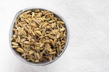 Wall Mural - Fennel Seeds in a Bowl