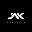 JAK Letter Initial Logo Design Template Vector Illustration