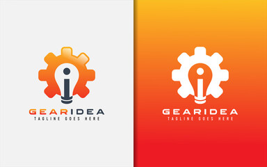 Poster - Gear Idea, Creative Business Logo Design.