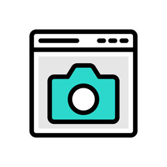 Sticker - webpage camera