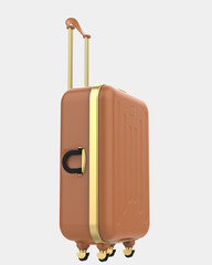 Luggage isolated on background. 3d rendering - illustration