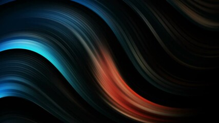 Wall Mural - Abstract colorful liquid swirl line. Marble, paint flow graphic background in red and blue color