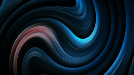 Wall Mural - Abstract colorful liquid swirl line. Marble, paint flow graphic background in red and blue color