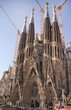 Tourists visiting the Sagrada Familia