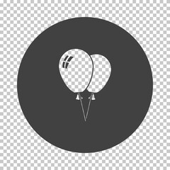 Sticker - two balloons icon