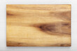 © alexshyripa - Cutting wooden board of rectangular shape on a wooden background.  Space for text.