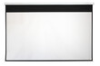 © SerPak - This is a white rectangular presentation screen with a black frame hanging on the wall. Isolated on a white background. Background for inserting information