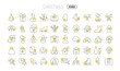 © M.Style - Set of linear icons of Christmas