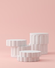 Poster - abstract background minimal style for product branding presentation. mock up scene with empty space.