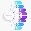 © Mif Design - Vector Infographic label design template with icons and 8 options or steps. Can be used for process diagram, presentations, workflow layout, banner, flow chart, info graph.