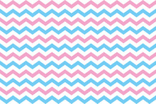 Background Of Pink And Blue Zig Zag Stripes On White