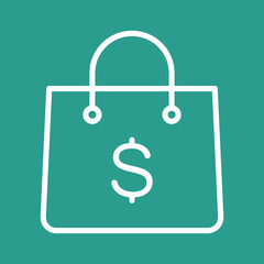 Sticker - Shopping Bag Icon