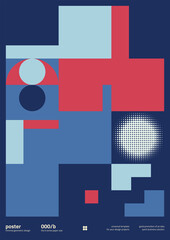 Poster - modernism design vector cover mockup