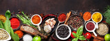 Various spices and herbs