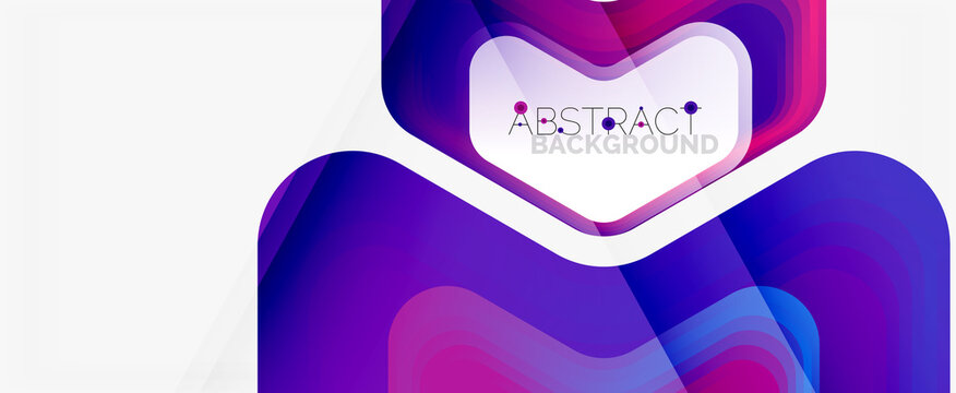 Vector 3d arrow geometric composition, abstract background for business or technology presentation, internet poster or web brochure cover, wallpaper