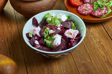 Poster - Beetroot and Feta Cheese Salad