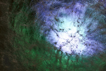 Aufkleber - Beautiful abstract texture circle in colorful light. Background pattern for design. Macro photography view.
