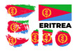 National Eritrea flag, official colors and proportion correctly. 