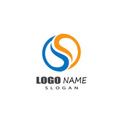 Business corporate S letter logo design vector