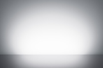 Aufkleber - Creative gray gradient blank wall.