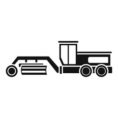 Poster - grader machine grapple icon. simple illustration of grader machine grapple vector icon for web desig