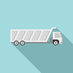 Poster - tipper icon. flat illustration of tipper vector icon for web design