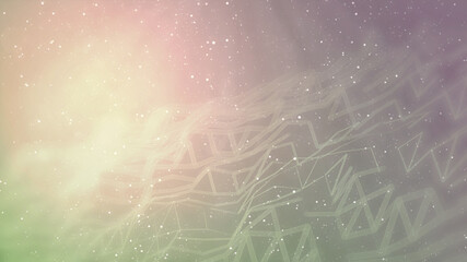 Poster - nice multi colored modern abstract background, it concept - abstract 3D rendering