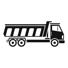 Poster - Tipper huge icon. Simple illustration of tipper huge vector icon for web design isolated on white background