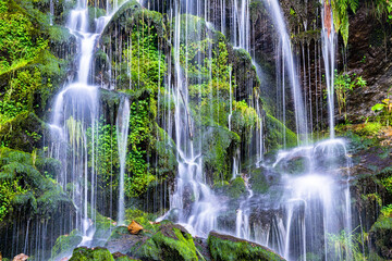 Sticker - Fahler waterfall in the Black Forest, Germany