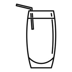 Poster - Drink soda icon. Outline drink soda vector icon for web design isolated on white background