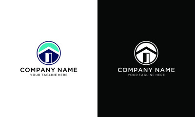 Aufkleber - Door Logo Design Vector Illustration