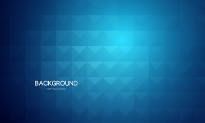 Aufkleber - Abstract background vector illustration. Gradient blue with geometric shapes composition.