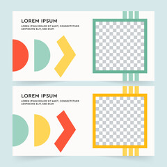 Wall Mural - Trendy contemporary design for prints, banners, brochures, social media post