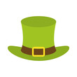 © Stockgiu - happy st patricks day leprechaun hat with shamrock icon flat style