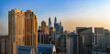 Early morning skyline of Dubai Marina