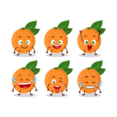 Poster - Cartoon character of grapefruit with smile expression