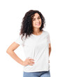 © Pixel-Shot - Portrait of young woman on white background