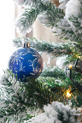 Canvas Print - Ball on christmas tree