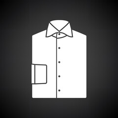 Canvas Print - Folded Shirt Icon