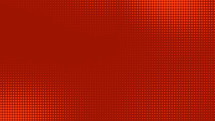 Poster - Dots halftone red purple color pattern gradient texture with technology digital background. Dots pop art comics style.