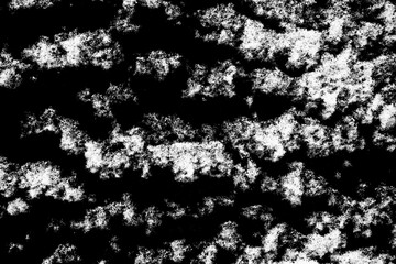 Poster - white snow isolated on black background. winter elements for design