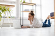 © pikselstock - Creative young woman working on laptop in her studio