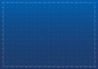 © bgpsh - Blueprint empty template with vertical and horizontal lines on a blue gradient background with 1cm and 5cm step. Numbers on all sides. Blank checkered grid for architectural and engineering projects