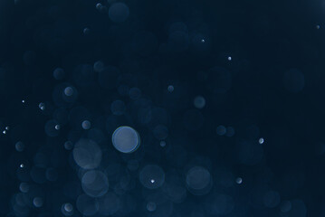 Wall Mural - abstract blue bokeh background