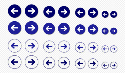Aufkleber - Set of vector buttons 