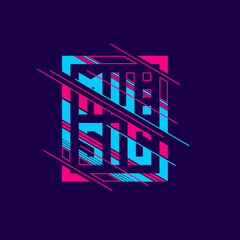 Poster - Vector frame Art graphics for hipsters . dynamic frame stylish geometric black background . element for design business cards, invitations, gift cards, flyers brochures.