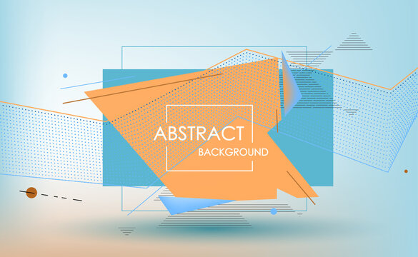 Covers templates set with graphic geometric elements. Applicable for brochures, posters, covers and banners. Vector illustrations.