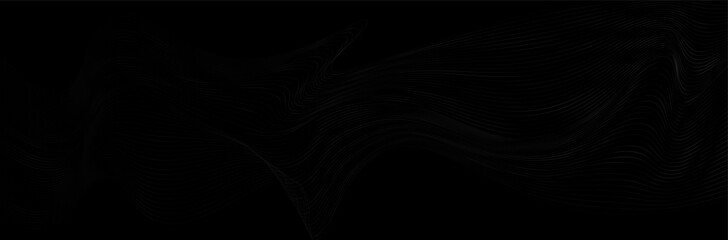 Modern black wave background design